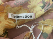 Reformation - Pink Floral Dress